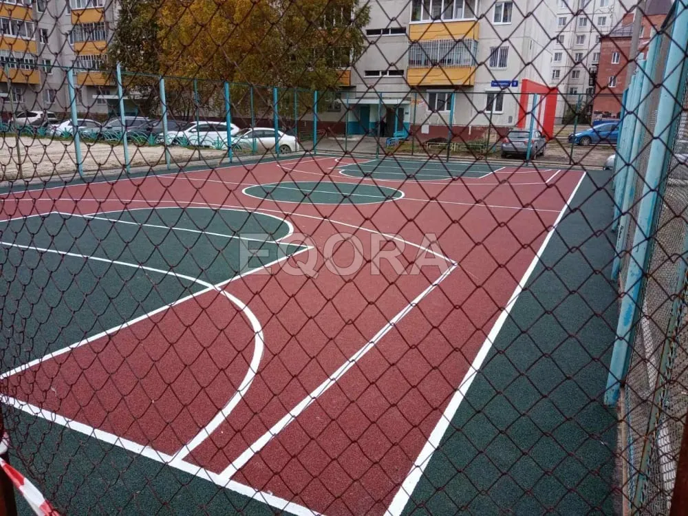 Резиновые покрытия из крошки для спортивных площадок в Лопатинском